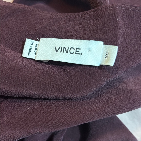 VINCE | silk blouse XS l/s - Picture 3 of 4